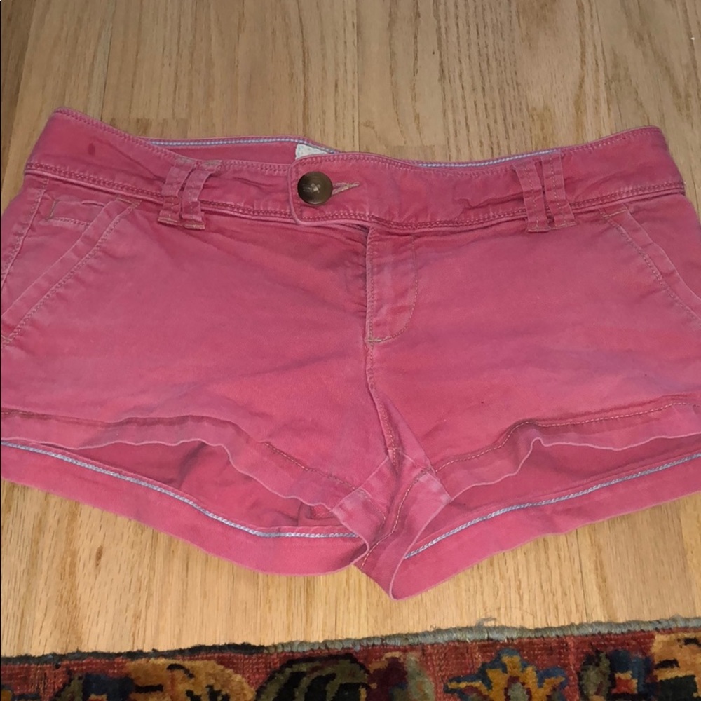 pink american eagle shorts